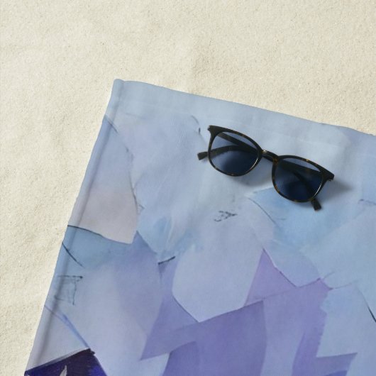 Geometrisches Wolfshändchen Strandtuch (Beispiel)