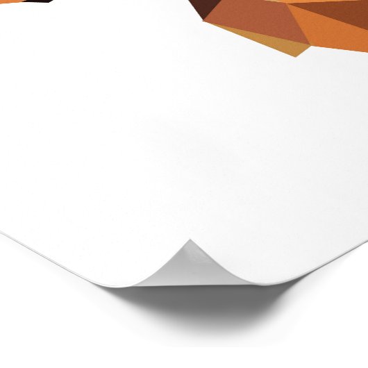 Geometrisches WPAP Deer Design | Gedruckt | Wall A Poster (Ecke)