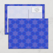 Geometrisches Wunderland Postkarte (Vorne/Hinten)