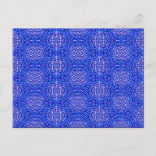 Geometrisches Wunderland Postkarte (Vorderseite)