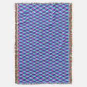 Geometrisches Würfelmuster Decke (Vorderseite Vertikal)
