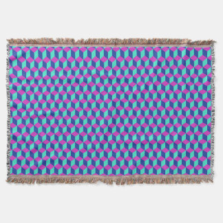 Geometrisches Würfelmuster Decke