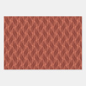 Geometrisches Zedernabwickelpapier Geschenkpapier Set (Vorderseite 2)