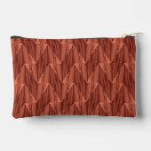Geometrisches Zedernholz Zubehörtasche (Rückseite)