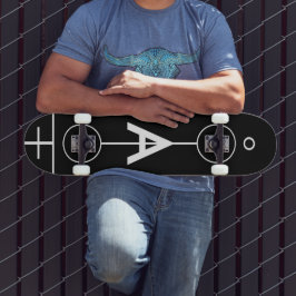 Geometrisches zeichn. Skateboard