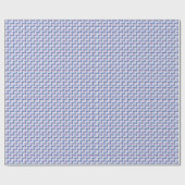 Geometrisches Zeilenmuster rosa Blau Geschenkpapier (Flach)