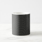 Geometrisches Zeilenmuster - Saubere Kaffeetasse (Mittel)