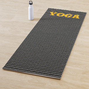Geometrisches Zeilenmuster - Saubere, moderne Wied Yogamatte