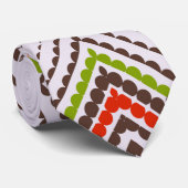 geometrisches Zick zack muster Krawatte (Gerollt)