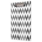 Geometrisches Zickzackmuster 2 Klemmbrett (Links)