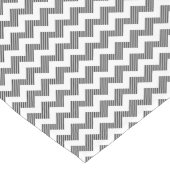 Geometrisches Zickzackmuster 2 Kurzer Tischläufer (Ecke)