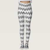 Geometrisches Zickzackmuster 2 Leggings (Vorderseite)