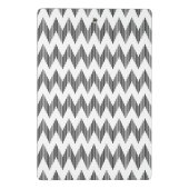 Geometrisches Zickzackmuster 2 Mini Klemmbrett (Rückseite)