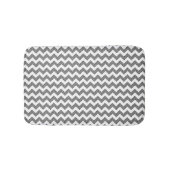 Geometrisches Zickzackmuster Badematte (Vorderseite)