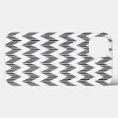 Geometrisches Zickzackmuster Case-Mate iPhone Hülle (Rückseite (Horizontal))
