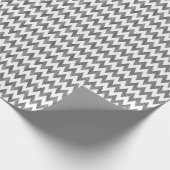 Geometrisches Zickzackmuster Geschenkpapier (Ecke)