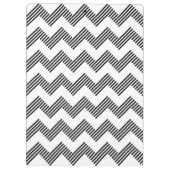 Geometrisches Zickzackmuster Klemmbrett (Rückseite)