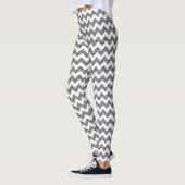Geometrisches Zickzackmuster Leggings (Links)
