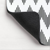 Geometrisches Zickzackmuster Mousepad (Ecke)