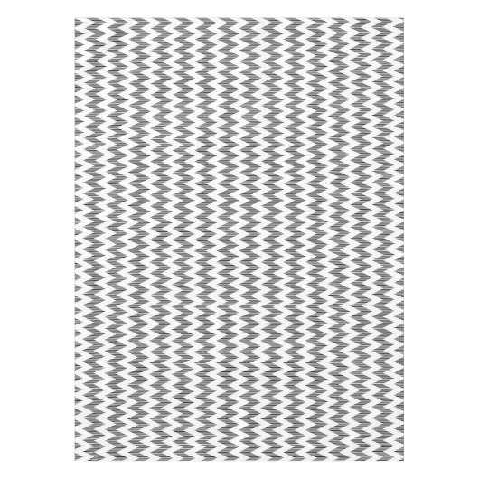 Geometrisches Zickzackmuster Tischdecke (Vorderseite)