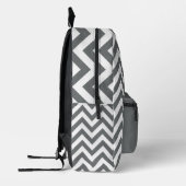 Geometrisches Zig-Zag-Muster Bedruckter Rucksack (Links)