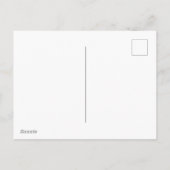 Geometrisches Zirkelmuster Feiertagspostkarte (Rückseite)