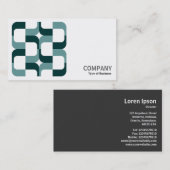 Geometropolis - 020614 - Schatten von Grün Visitenkarte (Vorne/Hinten)