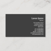 Geometropolis - 030614 - Rot auf Weiß Visitenkarte (Rückseite)