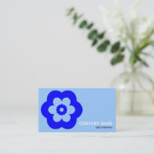 Geometropolis - 290514(3) - Blauschattierungen Visitenkarte (Stehend Vorderseite)