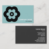 Geometropolis - 290514(3) - Light Blue Green Visitenkarte (Vorne/Hinten)