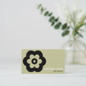 Geometropolis - 290514(3) - Light Khaki Visitenkarte (Stehend Vorderseite)