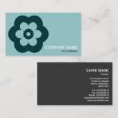 Geometropolis - 290514(3) - Schatten von Grün Visitenkarte (Vorne/Hinten)