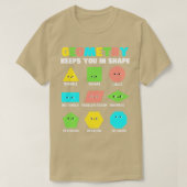 Geometry Behalte Ihnen in Form Fun to Faces Namen T-Shirt (Design vorne)