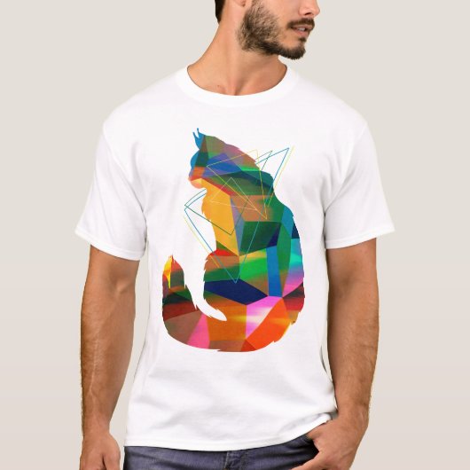 Geometry cat T-Shirt (Vorderseite)