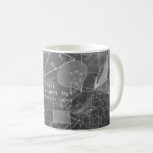 Geometry Chalkboard Kaffeetasse (VorderseiteRechts)
