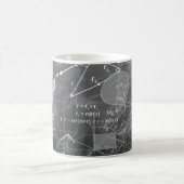 Geometry Chalkboard Kaffeetasse (Mittel)