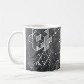 Geometry Chalkboard Kaffeetasse (Links)