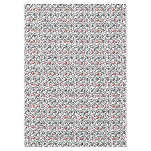 Geometry circles and rings decor retro sixties tischdecke (Vorderseite)