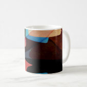 Geometry Classic: Texturierte Muster-Design. Kaffeetasse (VorderseiteRechts)