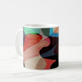 Geometry Classic: Texturierte Muster-Design. Kaffeetasse (Vorderseite Links)