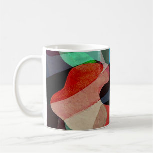 Geometry Classic: Texturierte Muster-Design. Kaffeetasse
