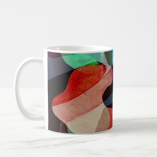 Geometry Classic: Texturierte Muster-Design. Kaffeetasse (Links)