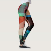 Geometry Classic: Texturierte Muster-Design. Leggings (Rechts)