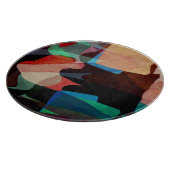 Geometry Classic: Texturierte Muster-Design. Schneidebrett (Ecke)