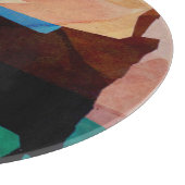 Geometry Classic: Texturierte Muster-Design. Schneidebrett (Ecke)