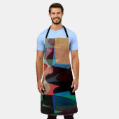 Geometry Classic: Texturierte Muster-Design. Schürze (Getragen)