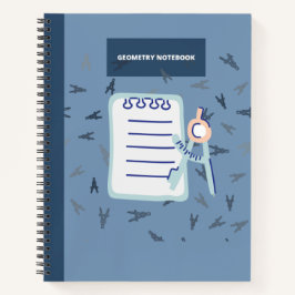 GEOMETRY COMPASS & PAPIERNOTEBOOK NOTIZBLOCK