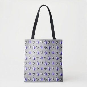 Geometry Geek Math Pyramid Pattern Tasche