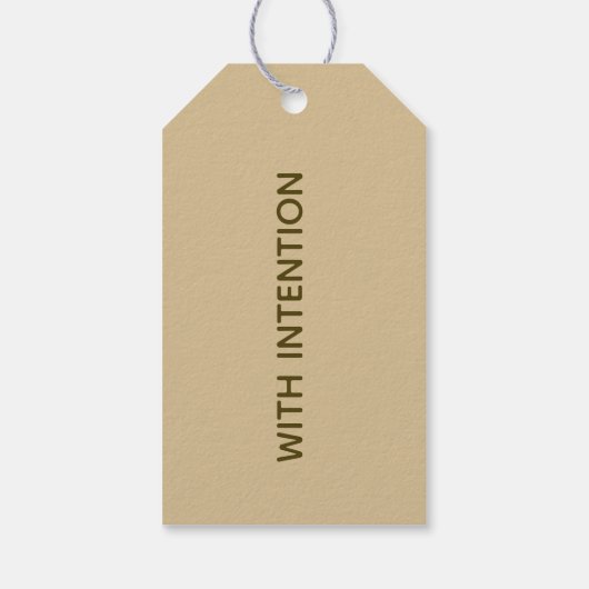 Geometry Luxe Geschenkanhänger (Rückseite)