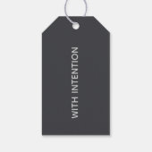 Geometry Luxe Geschenkanhänger (Rückseite)